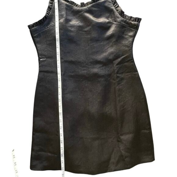 Storets Y2K Satin Cocktail Dress NYE Party Black Mini Dress Size Small - Picture 5 of 10